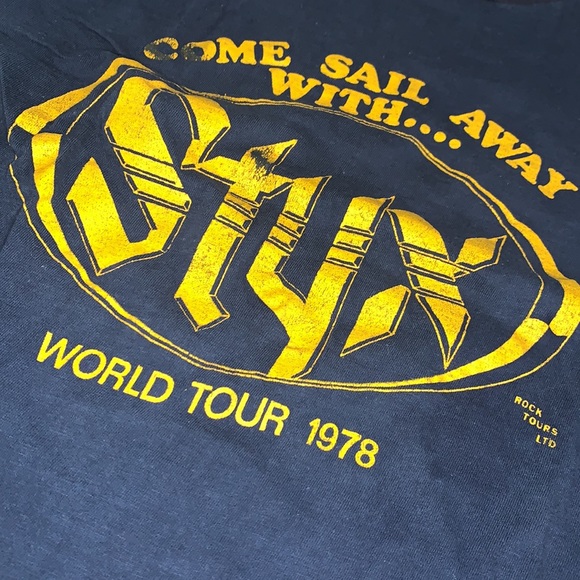 VINTAGE STYX Band tee - Picture 2 of 5